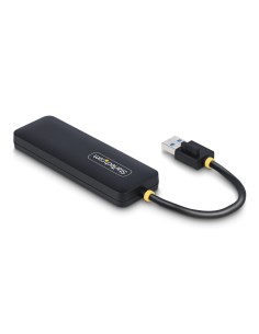 StarTech.com Hub USB-A de 4 Puertos - Ladrón USB de 4 Puertos - Alimentado por el Bus - USB 3.0 de 5Gbps - Hub Portátil para 2