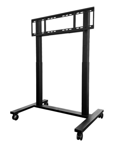 Synetech ST01 mueble y soporte para dispositivo multimedia Negro Panel plano Carro para administración de tabletas