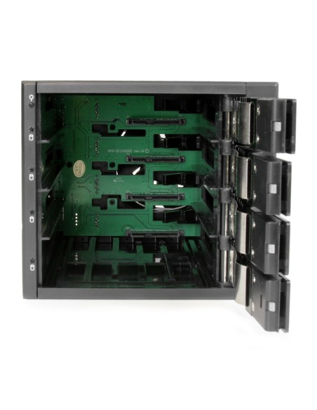 StarTech.com Rack Móvil Backplane de 4 Bahías de Intercambio en Caliente - Rack Móvil Hot Swap sin Bandeja para Unidades de DD