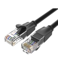 Vention Cable de Red RJ45 UTP IBEBF Cat.6  1m  Negro