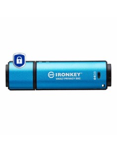 Kingston Technology IronKey 64GB USB-C Vault Privacy 50C cifrado AES-256, FIPS 197