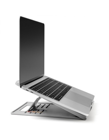 Kensington Elevador de portátil con ventilación ergonómico ajustable para portátiles SmartFit Easy Riser Go