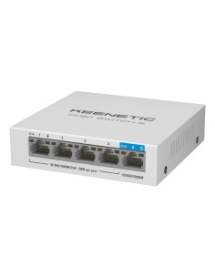 Keenetic Switch Gigabit de 5 puertos con 4 puertos PoE+ y asignación de energía de 60 W 2