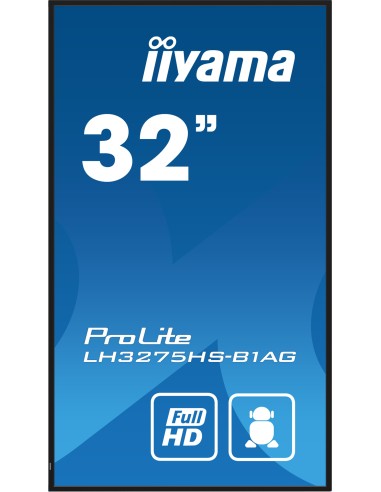 iiyama LH3275HS-B1AG pantalla de señalización Pantalla plana para señalización digital 80 cm (31.5") LCD Wifi 500 cd   m² Full