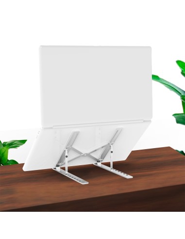 AISENS Soporte de Sobremesa Ajustable para Portatil   Tablet, Plata