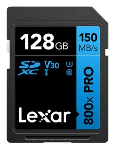Lexar High-Performance 800xPRO 128 GB SDXC UHS-I Clase 10