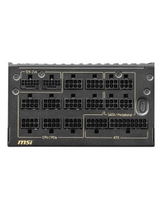 MSI MEG Ai1600T PCIE5 unidad de fuente de alimentación 1600 W 24-pin ATX ATX Negro 2