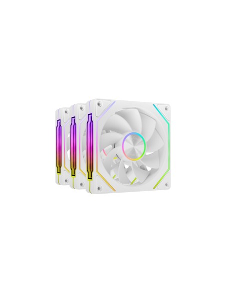 Mars Gaming MF-LINKFINITYKIT2RW Carcasa del ordenador Ventilador 12 cm Blanco 3 pieza(s)