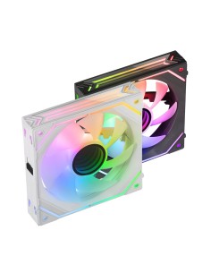 Mars Gaming MF-LINKFINITY Blanco, Ventilador Modular PWM 120mm, Sistema de Conexión LINKFINITY, Iluminación Infinity Mirror 2