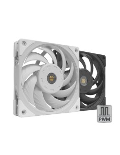 Mars Gaming MF-NC, Ventilador PC PWM 120mm, Rodamiento FDB de Cobre Hiperbalanceado, Ventilador Silencioso con Diseño de Aspas 2