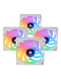 Mars Gaming MFSI4KITW sistema de refrigeración para ordenador Carcasa del ordenador Ventilador 12 cm Blanco 2