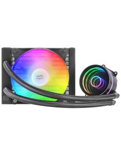 Mars Gaming ML-ONE120, Refrigeración Líquida CPU, TDP 200 W, Espejo Infinito, Ventilador FRGB Silencioso, Multisocket 2