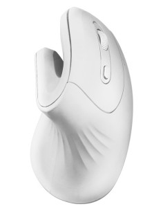 Mars Gaming MMW-ERGOPRO Blanco, Ratón Inalámbrico Ergonómico Vertical, Diseño Plegado, Sensor Óptico 3200DPI, Switches Huano,