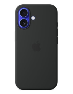 Apple Funda de silicona con MagSafe para el iPhone 16 - Negro