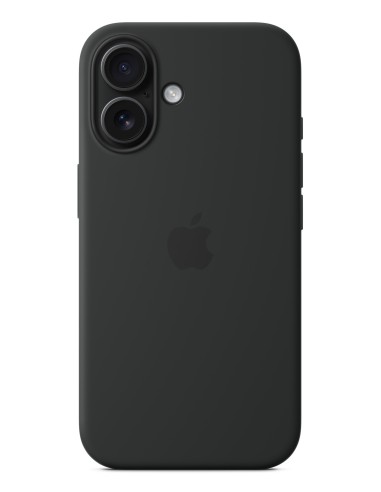 Apple Funda de silicona con MagSafe para el iPhone 16 - Negro