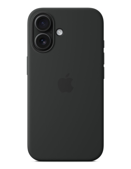 Apple Funda de silicona con MagSafe para el iPhone 16 - Negro