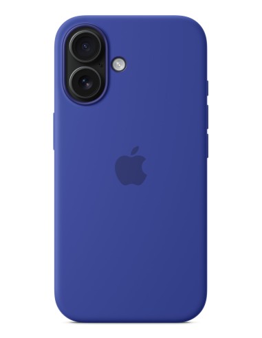 Apple Funda de silicona con MagSafe para el iPhone 16 - Azul ultramar
