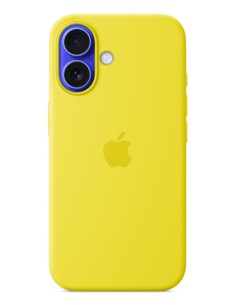 Apple Funda de silicona con MagSafe para el iPhone 16 - Amarillo carambola