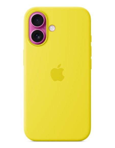 Apple Funda de silicona con MagSafe para el iPhone 16 - Amarillo carambola
