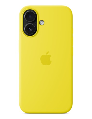 Apple Funda de silicona con MagSafe para el iPhone 16 - Amarillo carambola