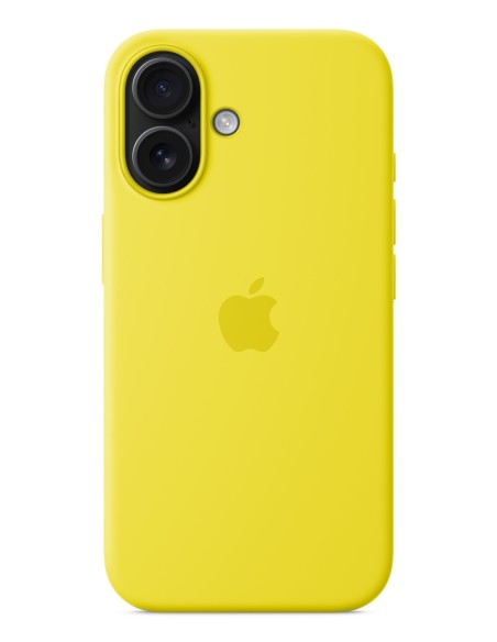 Apple Funda de silicona con MagSafe para el iPhone 16 - Amarillo carambola