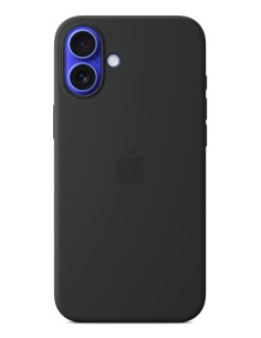 Apple Funda de silicona con MagSafe para el iPhone 16 Plus - Negro