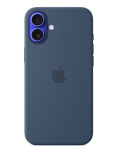 Apple Funda de silicona con MagSafe para el iPhone 16 Plus - Azul denim