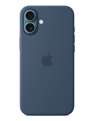 Apple Funda de silicona con MagSafe para el iPhone 16 Plus - Azul denim
