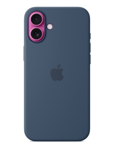 Apple Funda de silicona con MagSafe para el iPhone 16 Plus - Azul denim