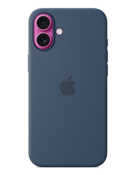 Apple Funda de silicona con MagSafe para el iPhone 16 Plus - Azul denim
