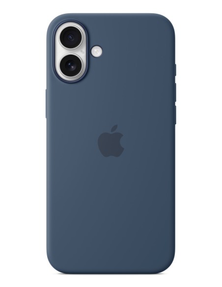 Apple Funda de silicona con MagSafe para el iPhone 16 Plus - Azul denim