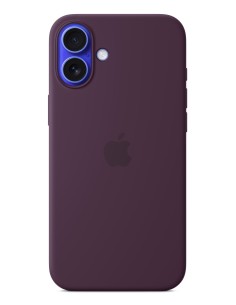 Apple Funda de silicona con MagSafe para el iPhone 16 Plus - Ciruela