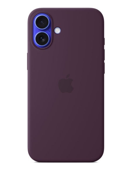 Apple Funda de silicona con MagSafe para el iPhone 16 Plus - Ciruela