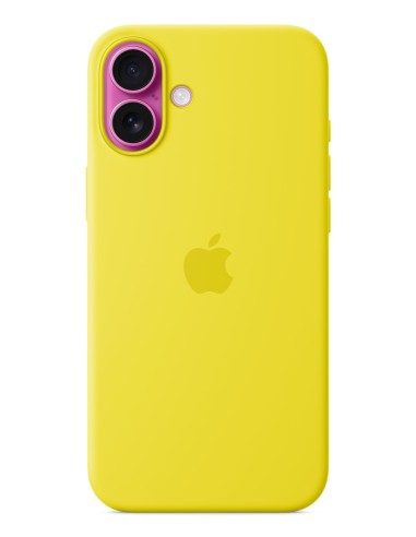 Apple Funda de silicona con MagSafe para el iPhone 16 Plus - Amarillo carambola