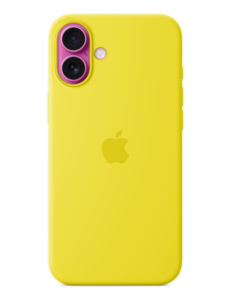 Apple Funda de silicona con MagSafe para el iPhone 16 Plus - Amarillo carambola