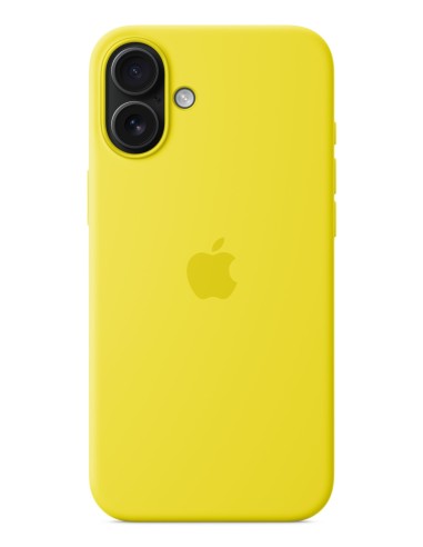 Apple Funda de silicona con MagSafe para el iPhone 16 Plus - Amarillo carambola
