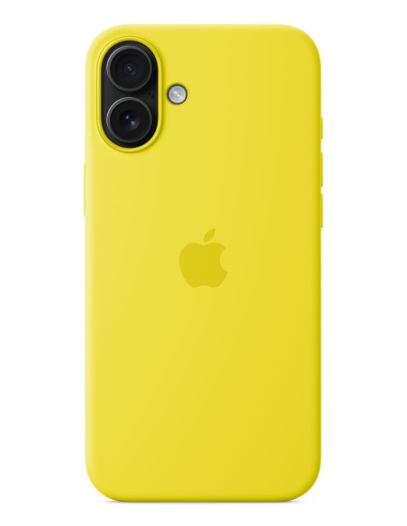Apple Funda de silicona con MagSafe para el iPhone 16 Plus - Amarillo carambola
