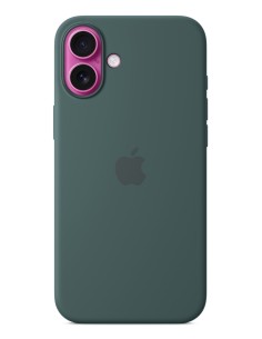 Apple Funda de silicona con MagSafe para el iPhone 16 Plus - Verde lago 2