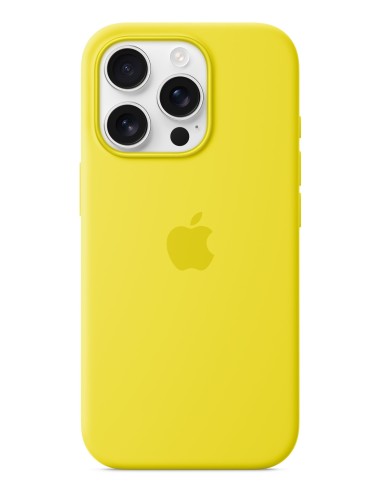 Apple Funda de silicona con MagSafe para el iPhone 16 Pro - Amarillo carambola
