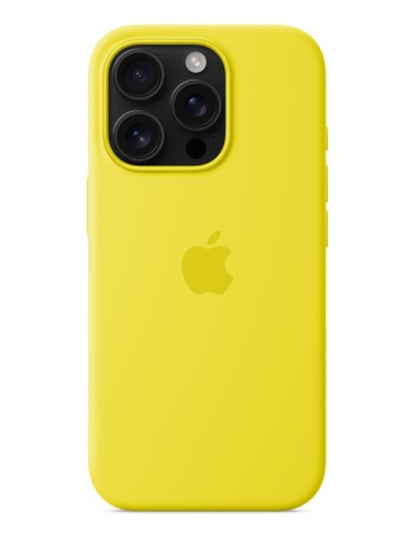 Apple Funda de silicona con MagSafe para el iPhone 16 Pro - Amarillo carambola