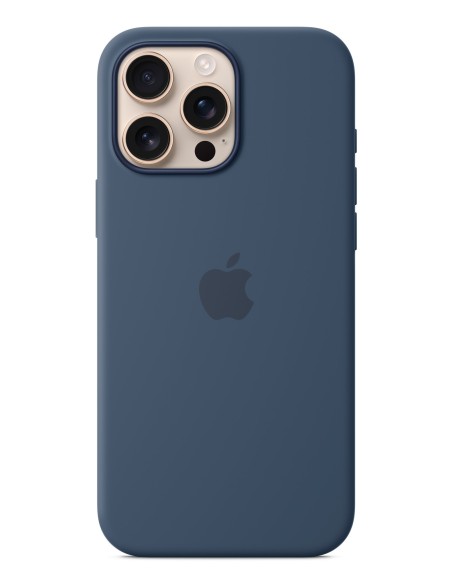 Apple Funda de silicona con MagSafe para el iPhone 16 Pro Max - Azul denim