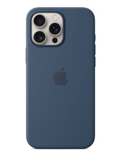 Apple Funda de silicona con MagSafe para el iPhone 16 Pro Max - Azul denim 2