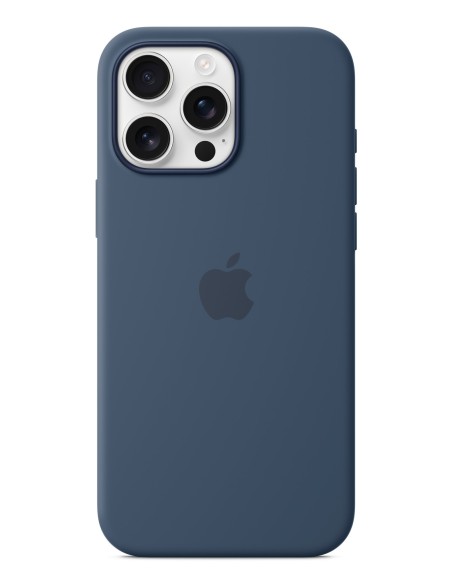 Apple Funda de silicona con MagSafe para el iPhone 16 Pro Max - Azul denim
