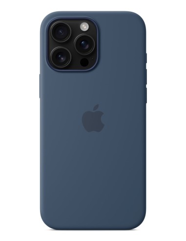 Apple Funda de silicona con MagSafe para el iPhone 16 Pro Max - Azul denim