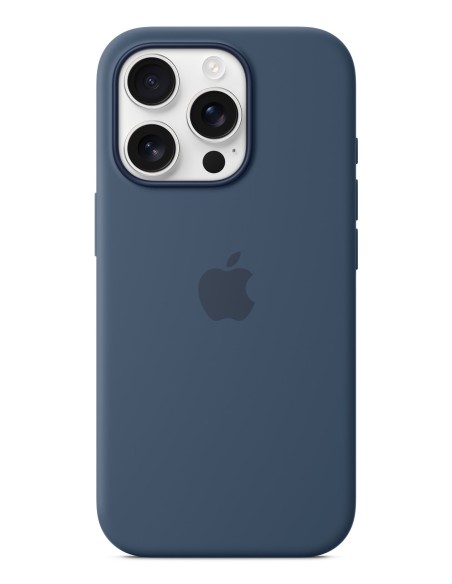 Apple Funda de silicona con MagSafe para el iPhone 16 Pro - Azul denim