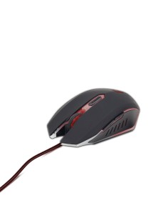 Gembird MUSG-001-R ratón Juego Ambidextro USB tipo A 2400 DPI