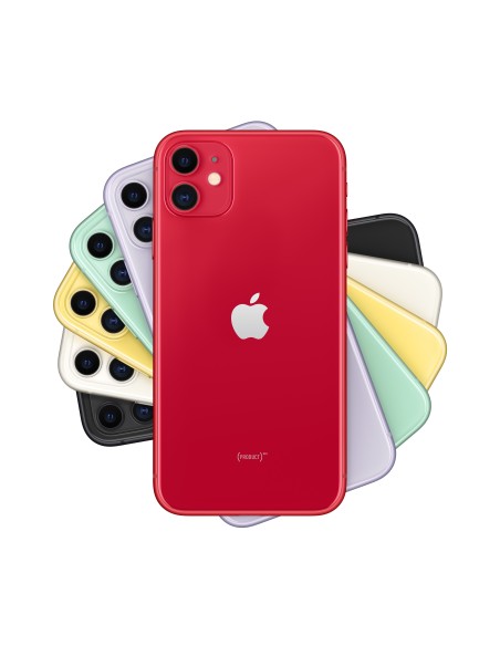 Apple iPhone 11 15,5 cm (6.1") SIM doble iOS 13 4G 128 GB Rojo
