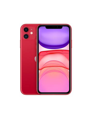 Apple iPhone 11 15,5 cm (6.1") SIM doble iOS 13 4G 128 GB Rojo