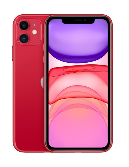 Apple iPhone 11 15,5 cm (6.1") SIM doble iOS 13 4G 256 GB Rojo