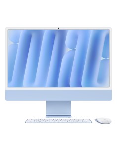 Apple iMac Apple M M4 59,7 cm (23.5") 4480 x 2520 Pixeles PC todo en uno 16 GB 256 GB SSD macOS Sequoia Wi-Fi 6E (802.11ax) Azul